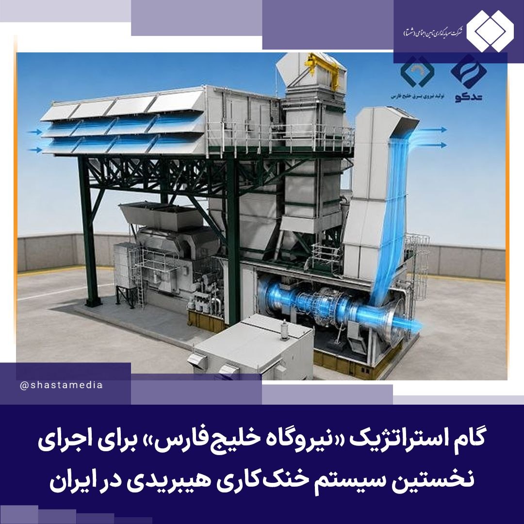 سیستم خنک‌کاری هیبریدی در نیروگاه خلیج فارس