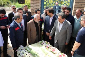 بازدید وزیر صمت از فولاد اکسین خوزستان