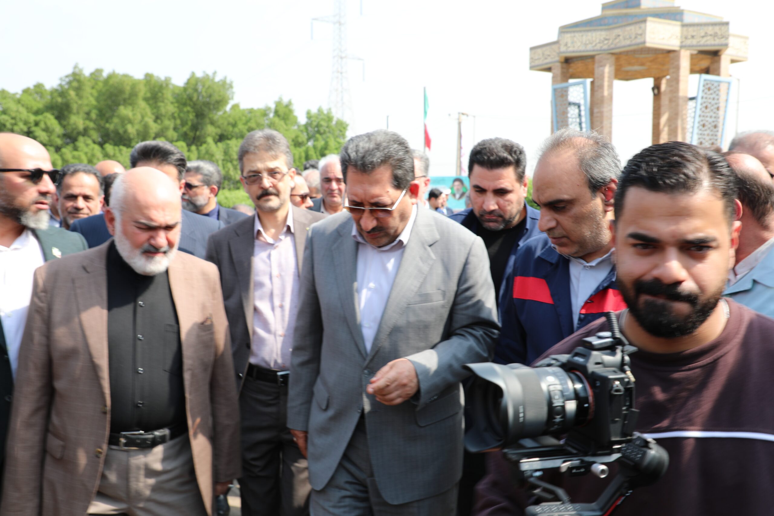 بازدید وزیر صمت از فولاد اکسین خوزستان